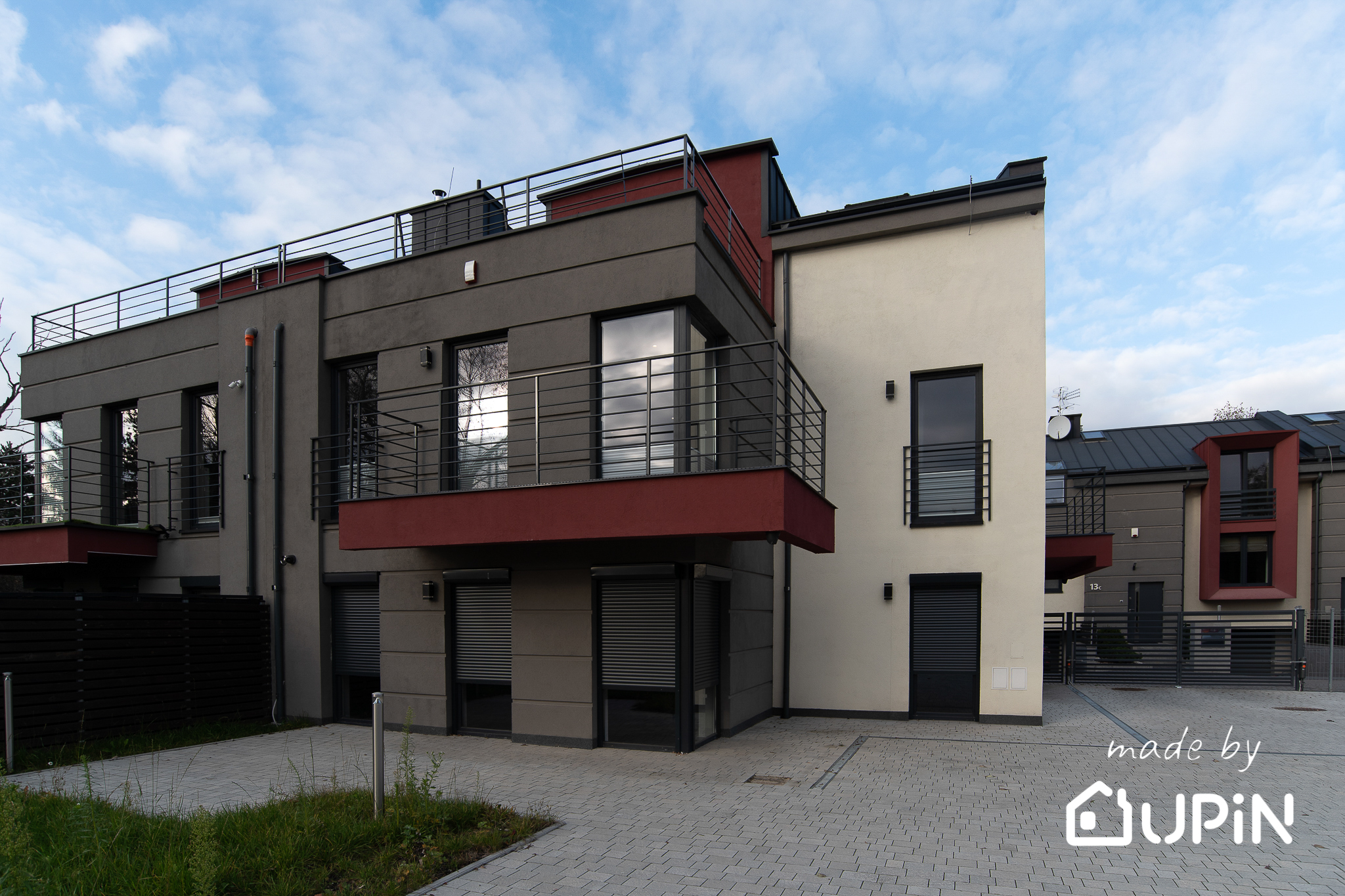 Roleta aluminiowa natynkowa, kolor antracyt 7016